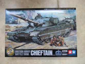 未組立TAMIYA 絶版 1/25 チーフテンラジコン戦車 新品 1⁄25 RC
