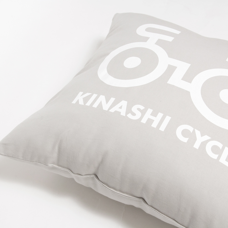 新品 木梨サイクル kinashi cycle クッション 枕 グレー 木梨憲武