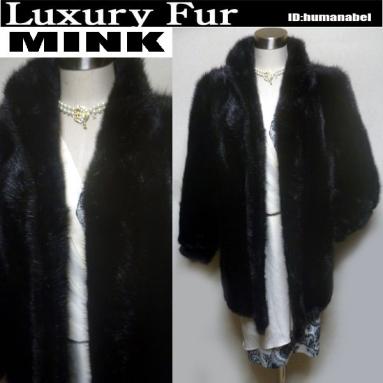 SE MC毛皮○jur-an高級！ダークミンクセミロングコート・タグ付・11