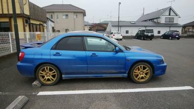 インプレッサGDB（PCD100）F/ゴールドスリットローター インプレッサ