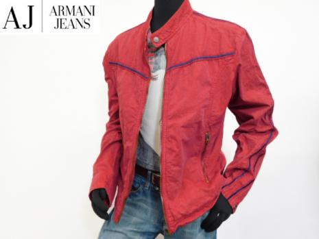1364○美品 ○アルマーニ ジーンズ ＜イタリア製・シングル 