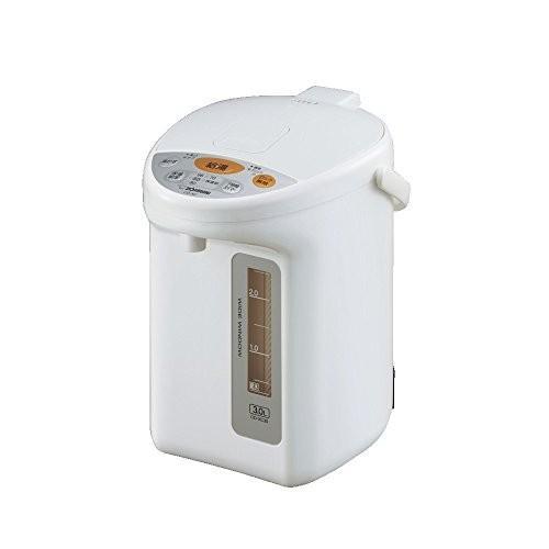 ★新品★象印/ZOJIRUSHI 電動ポット3.0L CD-XC30-WA ホワイト 2016年製 時短、節電、蒸気セーブ トリプルセーブ湯沸かしカフェドリップ給湯