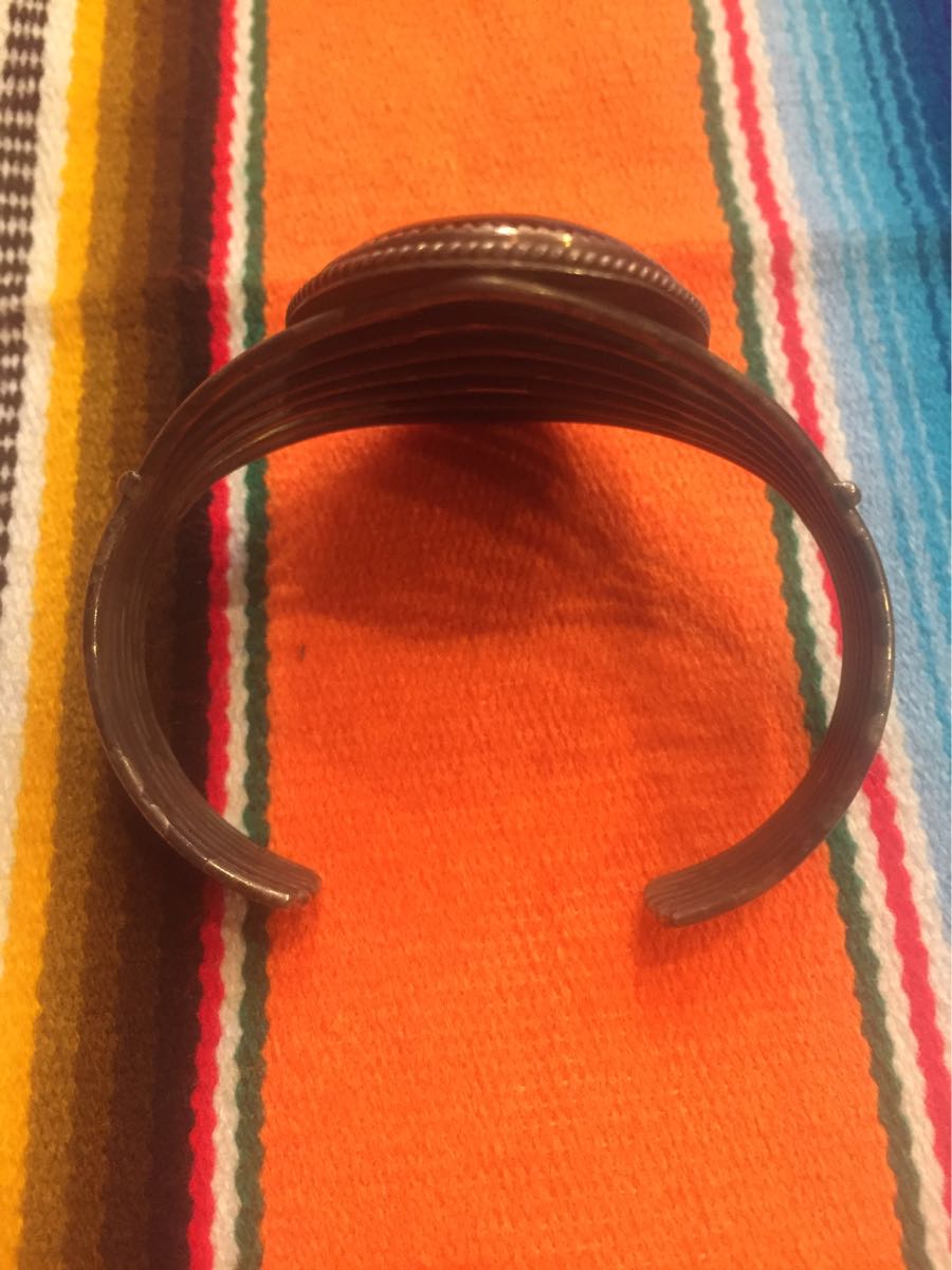 シルバーバングル オニキス インディアンジュエリー INDIANJEWELRY