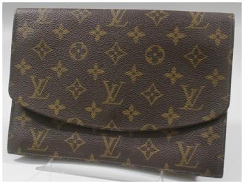 1円～【LV本物】クラッチバッグ、ポーチ/モノグラム/廃番品/マチ有り