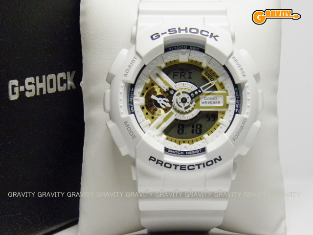 G-SHOCK買取のGRAVITY LOV-16A-7AJR ラバーズコレクション(ラバコレ)GA-110LD メンズモデル 2016ホワイトアナログ CASIO/G-SHOCK