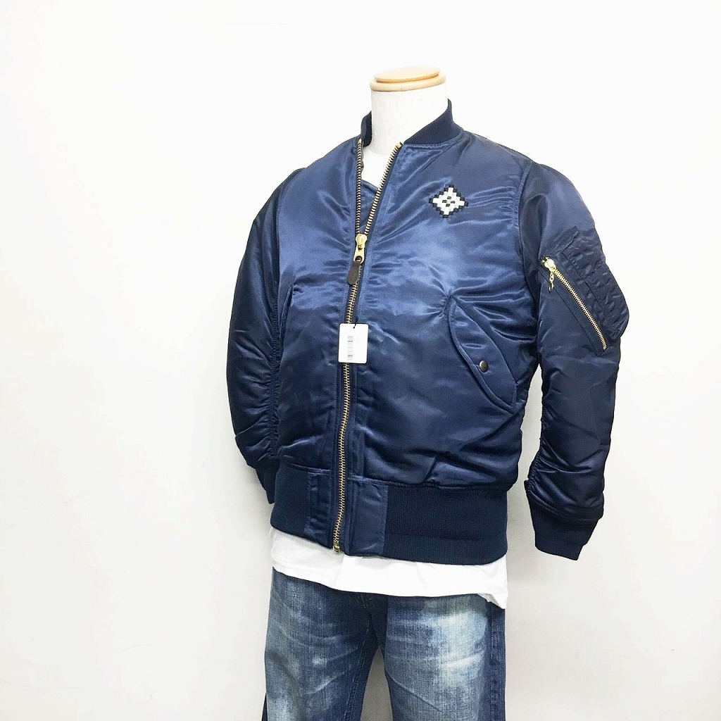 新品】ソルカ(SOLCA) for Ron Herman リバーシブルブルゾン L 紺/01783 