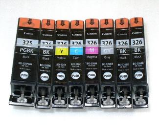 キャノン　純正インクカートリッジ　BCI-326+325　６色セット　（箱なし）　ー0AA013ー