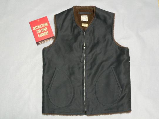 リアルマッコイズ アルパカベスト NAVY 40(Ｍ～Ｌ) 新同品 MJ15109　A-2G-1