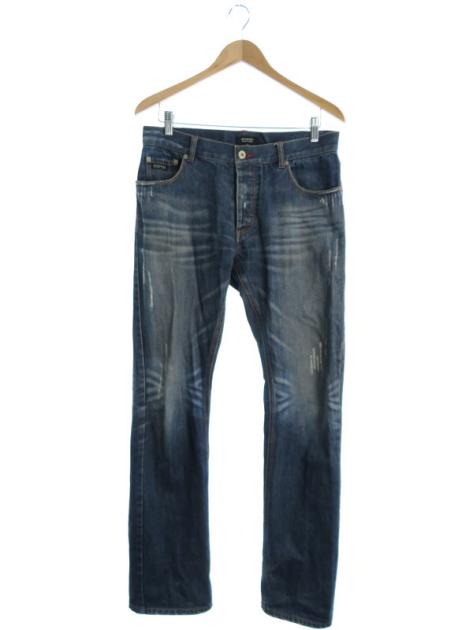 中古 BURBERRY BLACKLABEL ダメージ加工ジーンズ size79 メンズ