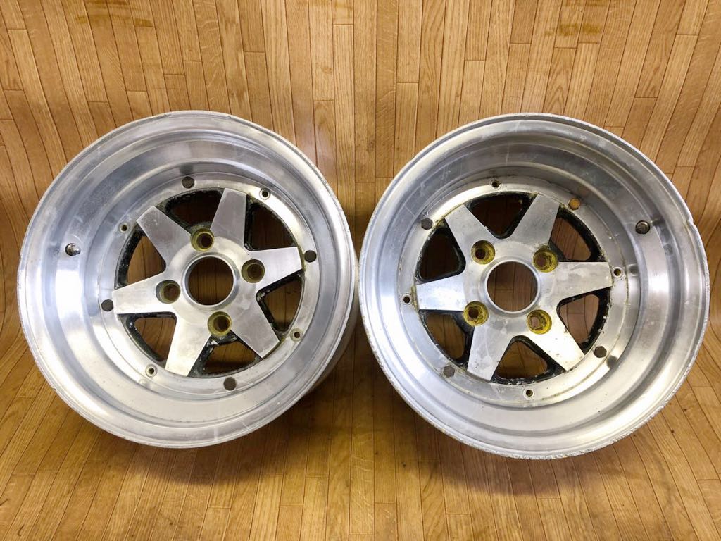 長野発！当時物！深リム SSR SPEED STAR ロンシャン 14×8J4穴114.3ET-