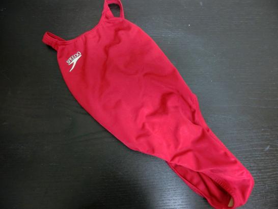 中古品☆ＳＰＥＥＤＯ空港ＳＳ競泳水着１３０サイズ名前あり