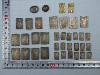 送料無料，定番人気 古銭　銀貨まとめ　新南鐐二朱銀　安政一分銀2枚　天保一分銀　簡易比重測定 結果は説明欄に記載