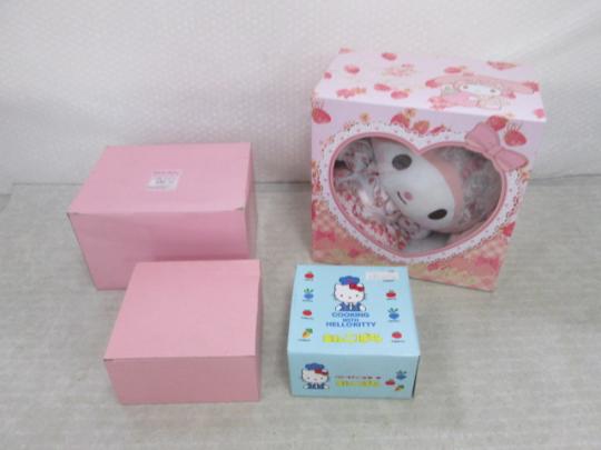 【訳あり】マイメロディ LIZ LISA ぬいぐるみ，ハローキティ 重ね小鉢，グラス 等 セット