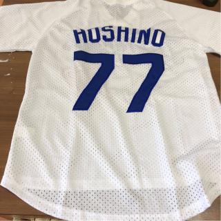 77 星野仙一 中日ドラゴンズ 復刻 オールド ユニフォーム ウエア 応援