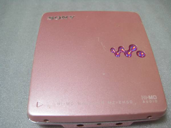 ◇即決◇ソニーHiMDウォークマン MZ-EH50/MDLPピンク 充電器