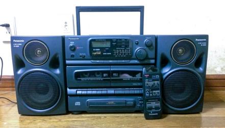 動作OK！パナソニック Panasonic ポータブルステレオCDシステム