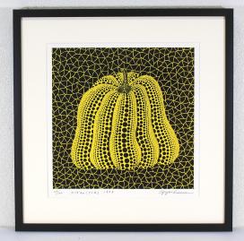 草間彌生 シルクスクリーン 絵画買取・販売 :: ○ ◇ かぼちゃ 3*⁄120