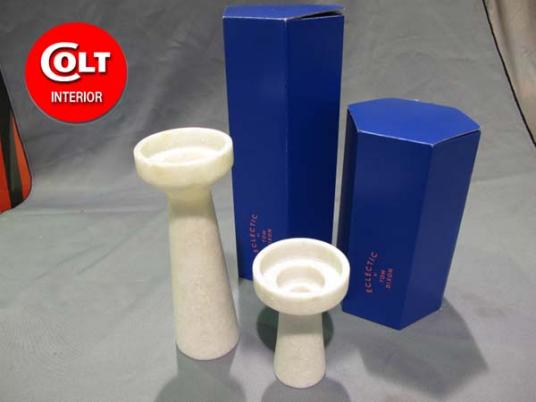 gg70■Tom Dixon トムディクソン Stone Candle Holder Tall&Short Set キャンドルスタンドセット
