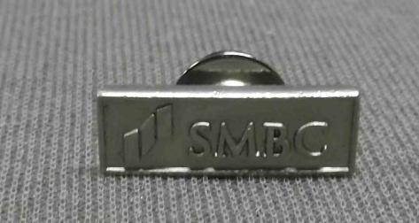 中古 SMBC 社員章 純銀 ブローチ 三井住友 ピンズ 社章 徽章 三井住友銀行 SMBC 純銀台 中古(徽章)｜売買された