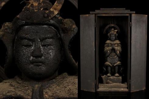 Yahoo!オークション - 時代 仏教美術 流仏教美術 玉眼 木彫 阿弥陀如来