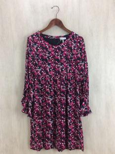 大人気，人気セール Max&Co 長袖ワンピース/40/レーヨン/PNK/花柄(Mサイズ)｜売買されたオークション情報、yahooの商品情報をアーカイブ公開 - オークファン Mサイズ