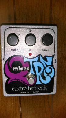 Electro-Harmonix Micro Q-Tron ワウ/ピッキングで多彩に変化 Q-Tron