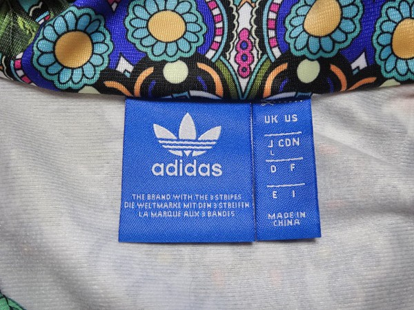 アディダス 花柄 トラックトップ L ジャージ フラワー adidas