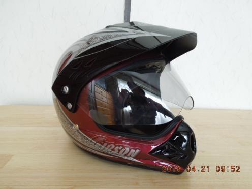 試着のみ ヤマハ：YX-3 GIBSON MOTO-X2 オフロードヘルメット（YC-1