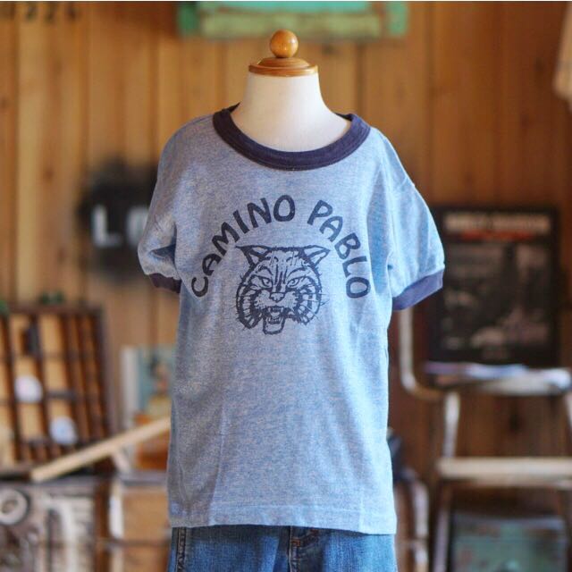 70s ヴィンテージ キッズ リンガー Tシャツ 子供服 お揃い 古着