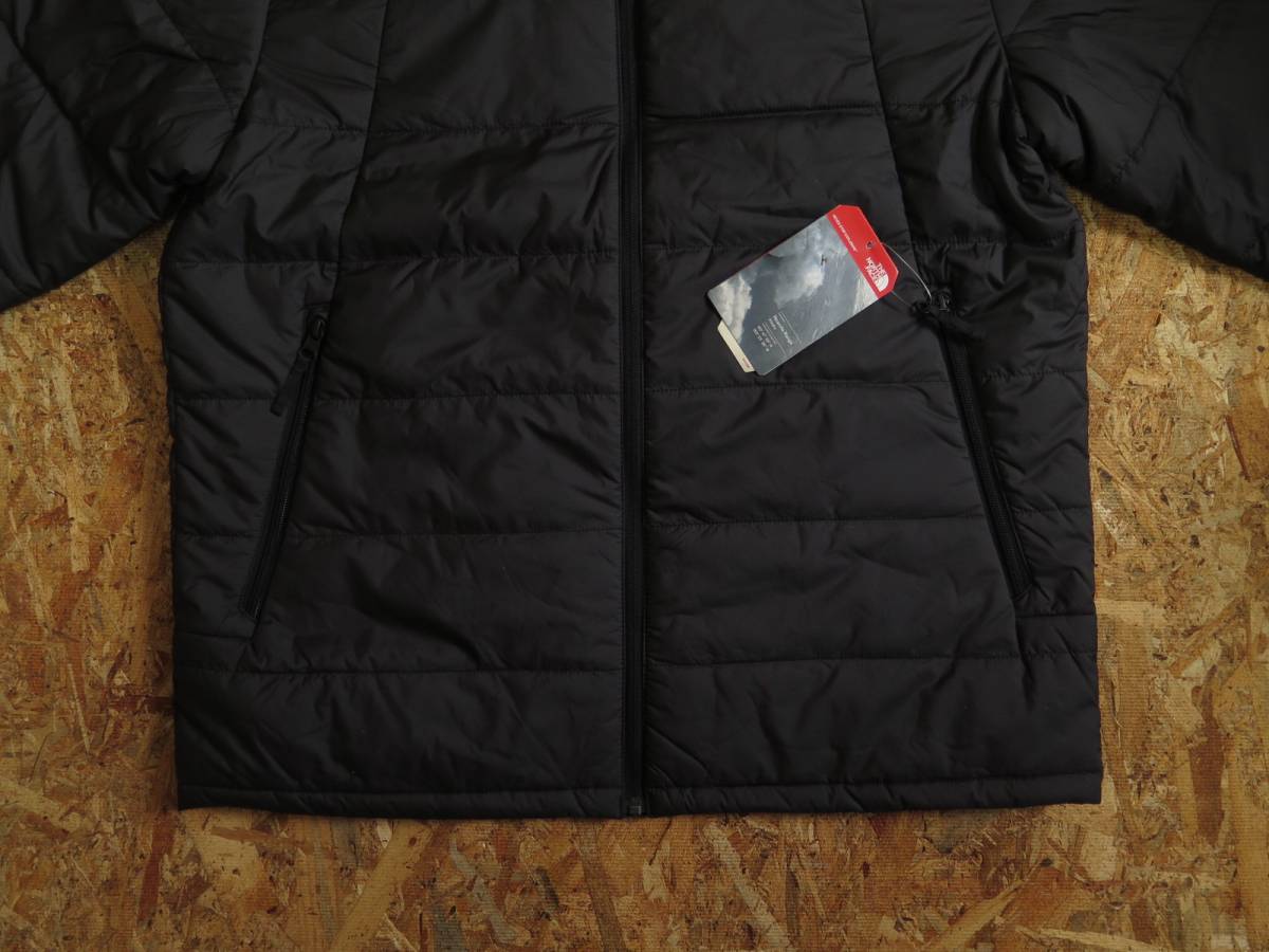 新品☆本物 NY購入 THE NORTH FACE ノースフェイス ナイロンジャケット XLサイズ 黒 ブラック BLACK 中綿 JACKET USA限定モデル アメリカ
