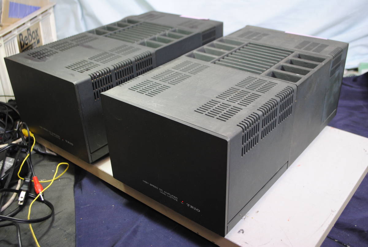 TRIO L-07MII モノラルパワーアンプ2台（ペア）完動品【3ヶ月保証