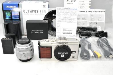 ☆希少美品☆オリンパス OLYMPUS PEN E-P3 レンズキット☆予備
