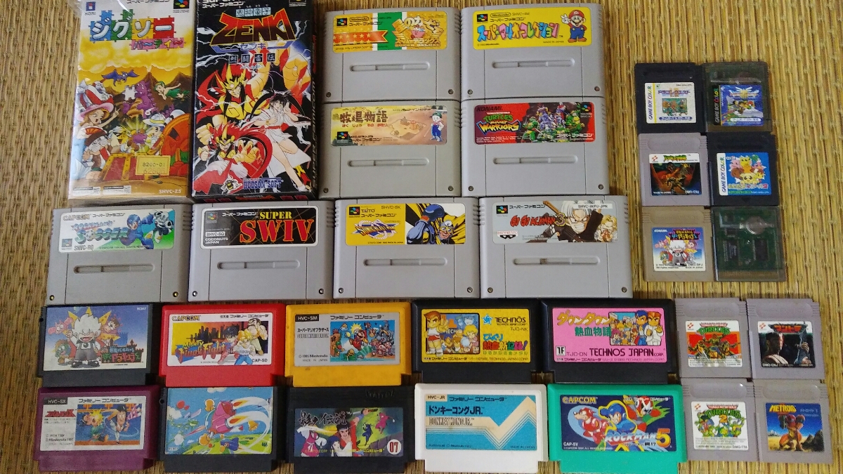 ファミコンソフト スーパーファミコン 30本セット Q57-17) FC 攻略本 