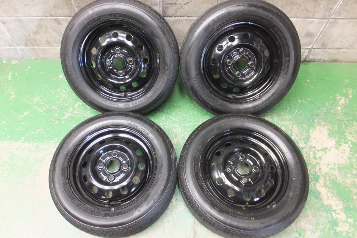 安い，大人気 ほぼ10分 スズキ エブリイ ワゴン 純正 鉄 155/65R13 ブリヂストン ネクストリー エコピア(ラジアルタイヤ)｜売買されたオークション情報、yahooの商品情報をアーカイブ公開 - オークファン 4穴