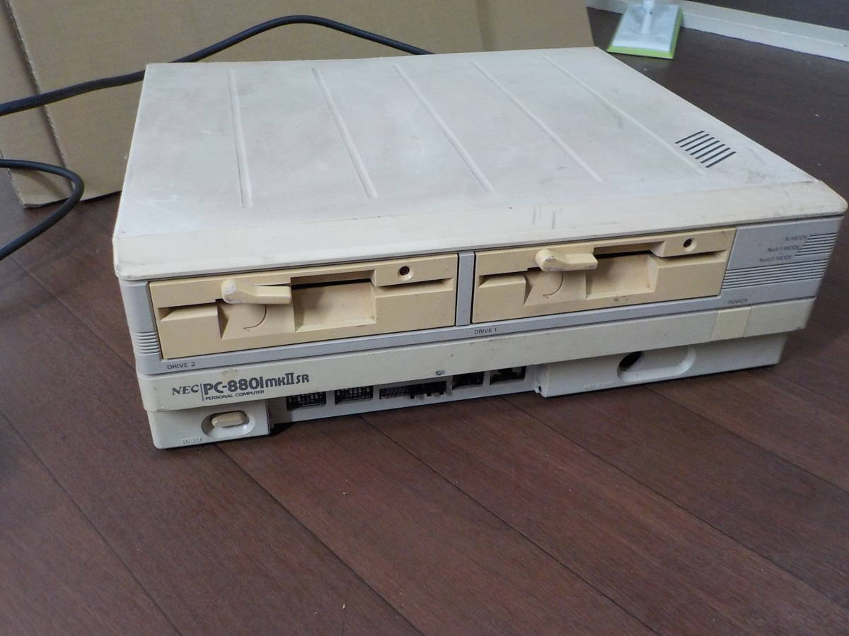 NEC - 通電確認済み パソコン レトロ PC-8801mk2SR 送料無料 PC-8801 