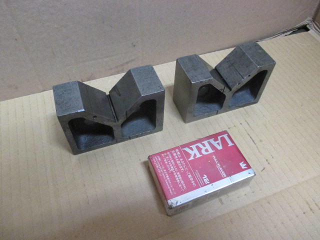 サポート Vブロック（BJ440 M12,M16） | イマオコーポレーション ｍ141★Ｖブロック　横幅100ｍｍ・奥行40ｍｍ・高さ65ｍｍ　×2個セット