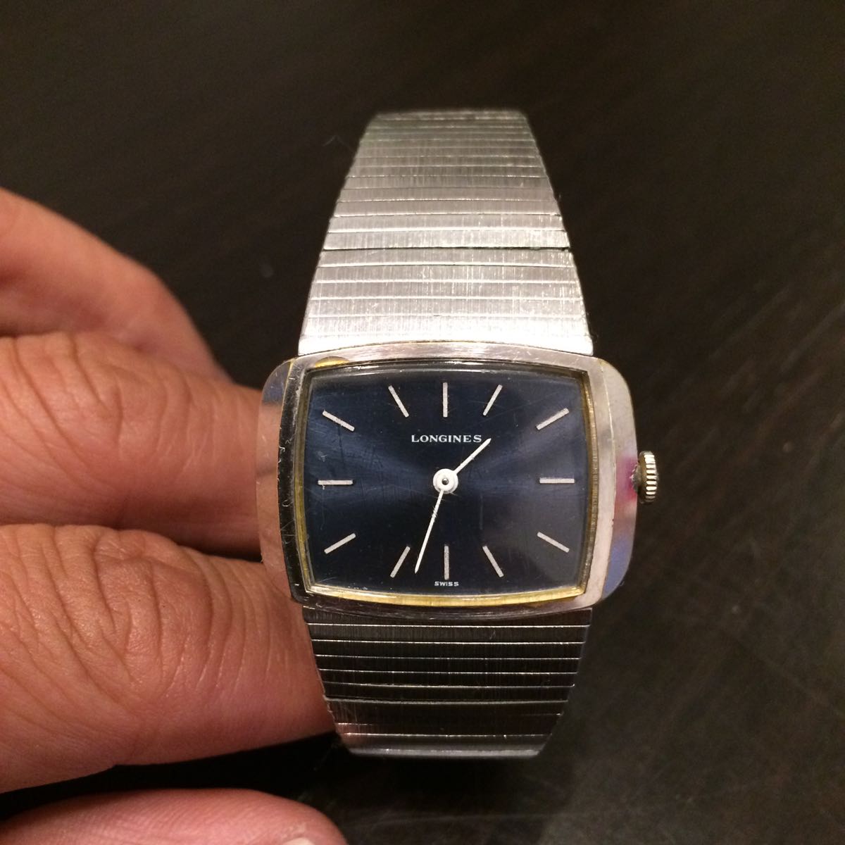 LONGINES ロンジン アンティーク 手巻き メンズ用 ベルト純正品 14金