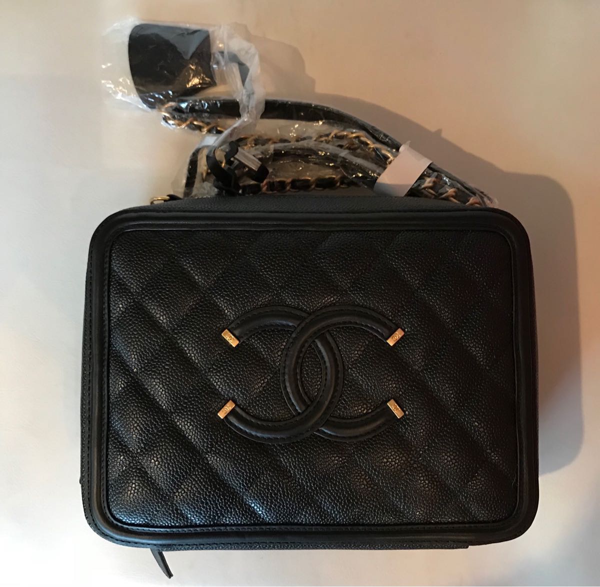 新品 CHANEL シャネル バニティバッグ ブラック 黒 ノベルティ 【公式