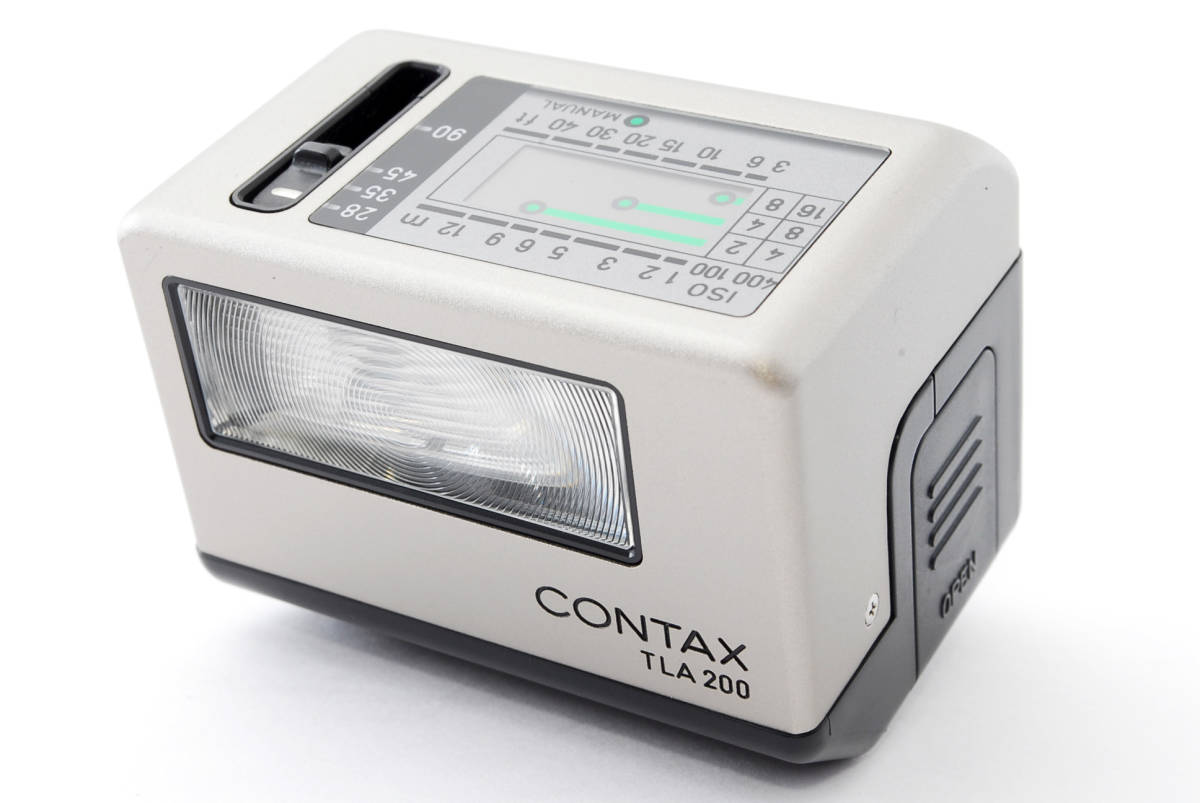 電池 ケース付き】 CONTAX コンタックス TLA-200 発光確認済み 電池 ケース付き】 CONTAX コンタックス TLA-200 発光確認済み