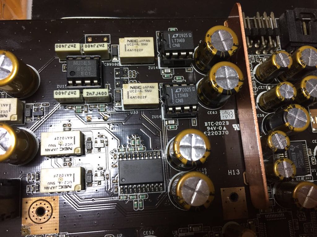 Asus Xonar Essence STX オペアンプ交換済み 高音質サウンドカード