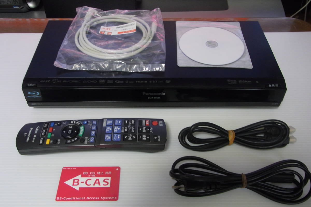 DMR-BR585 新品2TB 換装済み 動作品 Panasonic DIGA ☆panasonic DIGA DMR-BR585 500G 2011年製 466時間録画可HDD交換