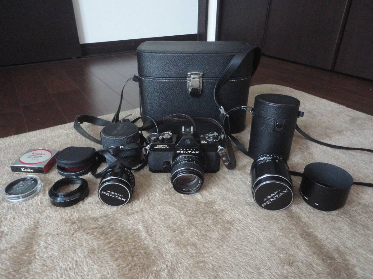 Asahi Pentax 一眼レフ Takumarレンズセット ジャンク│ PENTAX ES