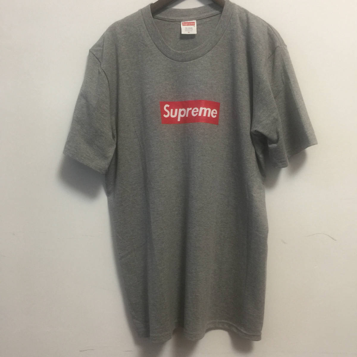 Supreme box logo ボックスロゴ Tシャツ グレー 灰 シュプリーム M 