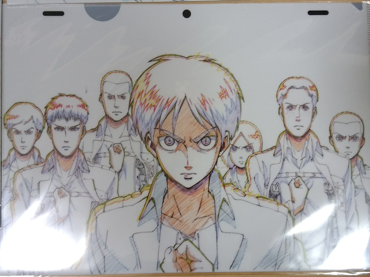 進撃の巨人 浅野恭司×WIT STUDIO 原画展グッズ アニメ原画クリア