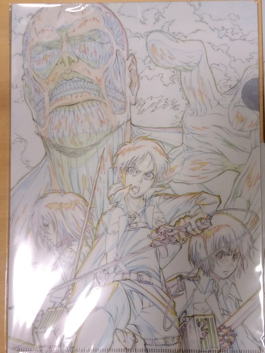 進撃の巨人 浅野恭司×WIT STUDIO 原画展グッズ アニメ原画クリア