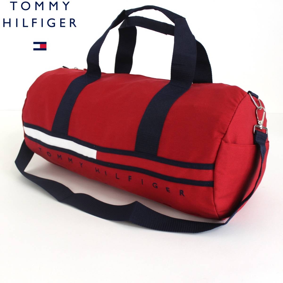 日本未入荷』新品(tb74)TOMMY HGILFIGER 大きめsize ボストンバッグ 