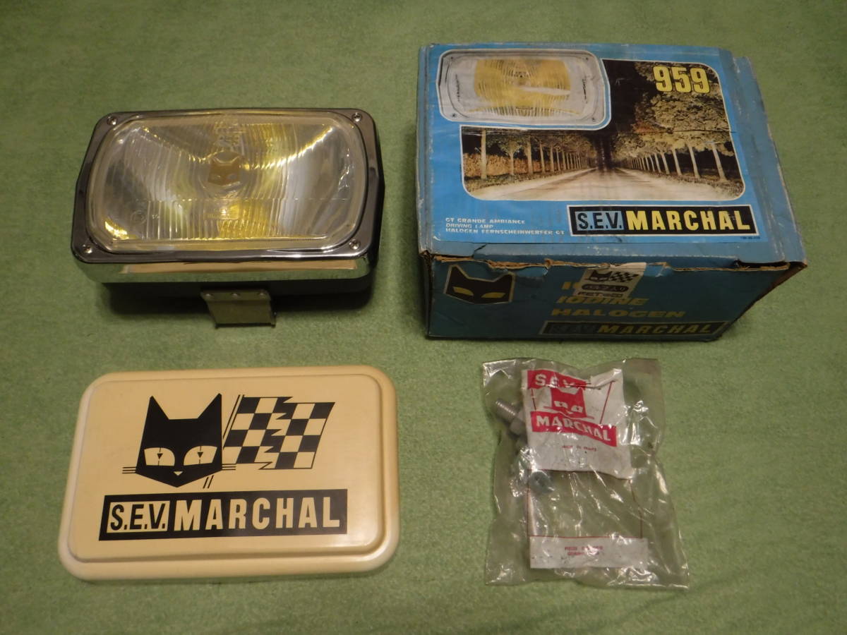 マーシャル 当時物 フォグランプ イエロー カバー付 MARCHAL RV 4WD 