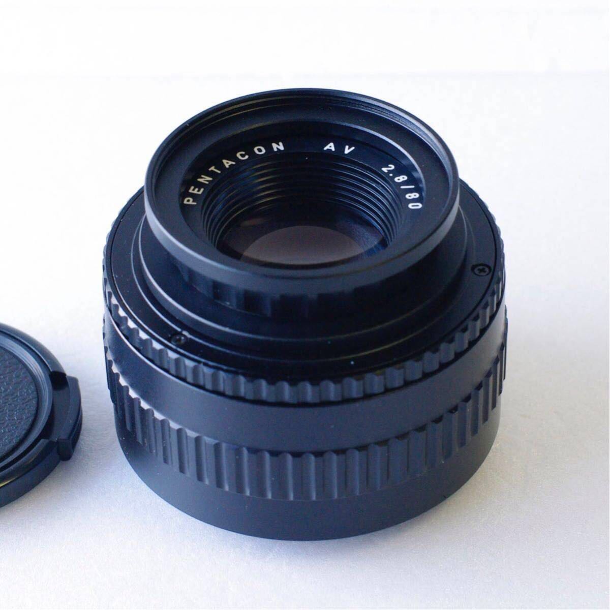F2.8 Pentacon 80mm m42マウント マクロ近接30cm対応 PENTACON av 