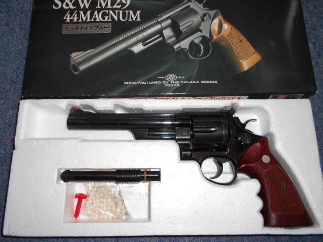 【SALE，品質保証】 タナカ M29 ミッドナイトブルー ガスガン 木グリ付(ガスガン)｜売買されたオークション情報、yahooの商品情報をアーカイブ公開 - オークファン ガスガン