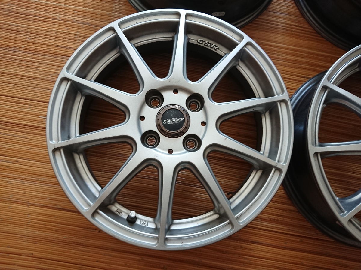 クロススピード CSR CROSS X SPEED PREMIUM アルミホイール 15x4.5J 43 
